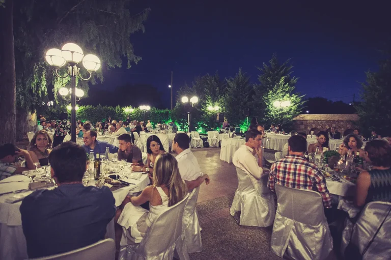 σουρέδικο χίος, δεξίωση γάμου